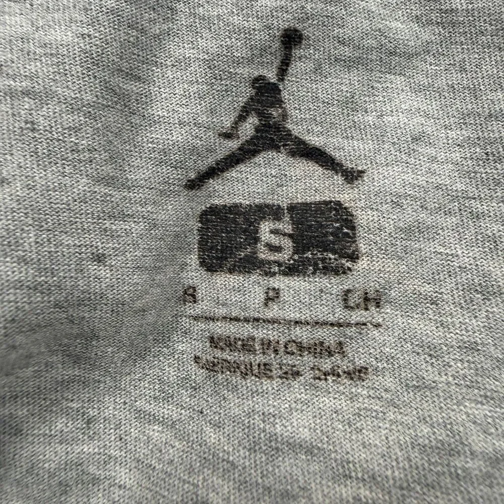 Jordan Nike Shirt Small Gray Olympic Tinker Alternate Retro USA Pullover Mens